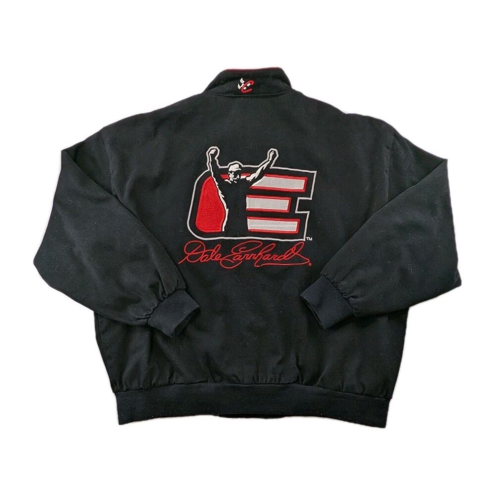 Dale Earnhardt Sr. JH Design Black #3 Race Jacket Size 3XL Winston Cup Series